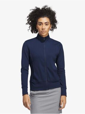 NWT Adidas Ultimate365 Textured Golf Jacket, Navy, Size S